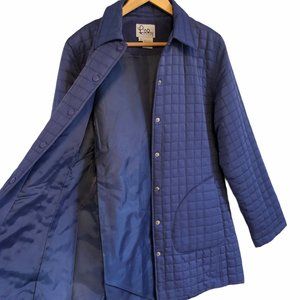 Lilly Pulitzer Vintage Quilted Blue Jacket Size M